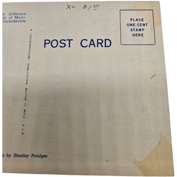 📬 Vintage Unused Postcard of White House of the Confederacy AL USA - Picture 4 of 6